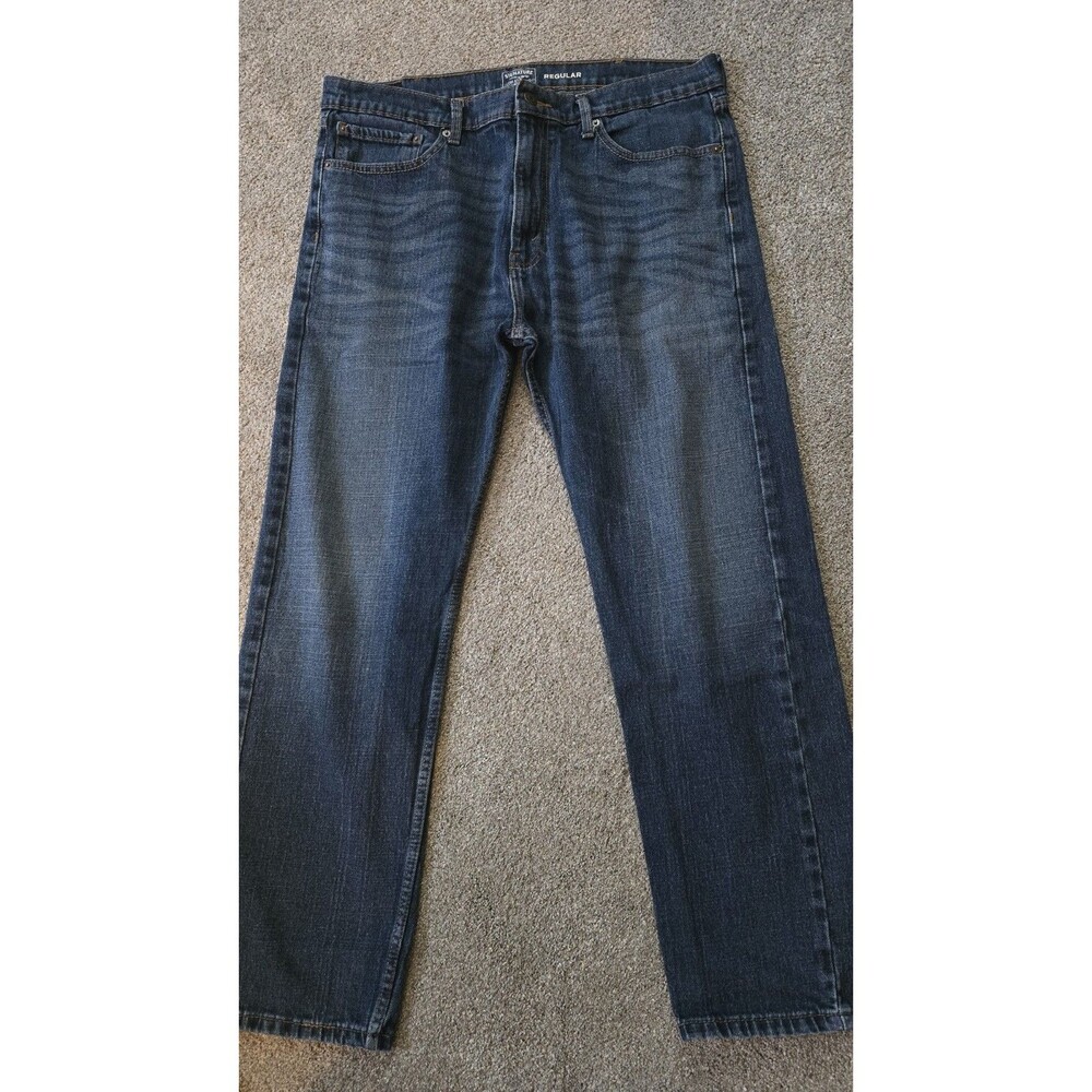 MEN'S SZ:38X32 LEVI'S STRAUSS SIGNATURE DENIM JEANS REGULAR FIT*EXCELLENT COND*